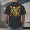 Baseball Camo Boys Ice Cream Youth Baseball Men's Back Print T-Shirt Baseball Camo Boys Ice Cream Youth Baseball Men's Back Print T-Shirt