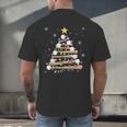 Baseball Christmas Tree Light Xmas Baseball Boys Kids Men's Back Print T-Shirt Baseball Christmas Tree Light Xmas Baseball Boys Kids Men's Back Print T-Shirt