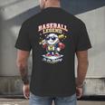 Baseball Cute Youth Ice Cream Valentine Day Sporty Fun Men's Back Print T-Shirt Baseball Cute Youth Ice Cream Valentine Day Sporty Fun Men's Back Print T-Shirt