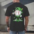Baseball Drip For Boys Ice Cream Drip Baseball Player Men's Back Print T-Shirt