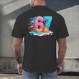 Baseball Drip Ice Cream 67 Graffiti Splash Melt Men's Back Print T-Shirt Baseball Drip Ice Cream 67 Graffiti Splash Melt Men's Back Print T-Shirt