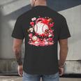 Baseball Drip Ice Cream Boys Kids Youth Valentines Men's Back Print T-Shirt Baseball Drip Ice Cream Boys Kids Youth Valentines Men's Back Print T-Shirt
