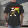 Baseball Drip Ice Cream Boys Youth Kids History Month Men's Back Print T-Shirt