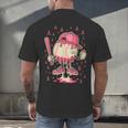 Baseball Drip Ice Cream Breast Cancer Awareness Boys & Girls Men's Back Print T-Shirt
