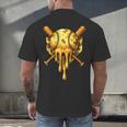 Baseball Drip Ice Cream Camo Cool Men's Back Print T-Shirt Baseball Drip Ice Cream Camo Cool Men's Back Print T-Shirt