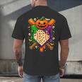 Baseball Drip Ice Cream Drip Halloween Baseball Lovers Men's Back Print T-Shirt