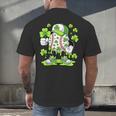 Baseball Drip Ice Cream Shamrock Irish St Patricks Men Men's Back Print T-Shirt Baseball Drip Ice Cream Shamrock Irish St Patricks Men Men's Back Print T-Shirt