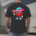 Baseball Drip Ice Cream Valentines Day Baseball Sport Boys Men's Back Print T-Shirt Baseball Drip Ice Cream Valentines Day Baseball Sport Boys Men's Back Print T-Shirt
