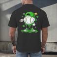 Baseball Drip Icecream Apparel Youth Boy St Patrick's Day Men's Back Print T-Shirt