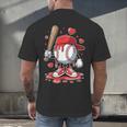 Baseball Drip Icecream Apparel Youth Boy Valentine Men's Back Print T-Shirt Baseball Drip Icecream Apparel Youth Boy Valentine Men's Back Print T-Shirt