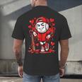 Baseball Drip Icecream Heart Red Valentine Day Boys Kids Men's Back Print T-Shirt Baseball Drip Icecream Heart Red Valentine Day Boys Kids Men's Back Print T-Shirt
