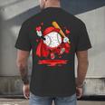 Baseball Drip Icecream Youth Boy Valentine Men's Back Print T-Shirt Baseball Drip Icecream Youth Boy Valentine Men's Back Print T-Shirt