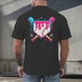 Baseball Drip Purple Glove Respect The Drip Youth Boys Girls Men's Back Print T-Shirt