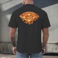 Baseball Dripping Waffle Field Men's Back Print T-Shirt