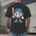Baseball Drippy Style Apparel For Boys Youth Cool Baseball Men's Back Print T-Shirt Baseball Drippy Style Apparel For Boys Youth Cool Baseball Men's Back Print T-Shirt