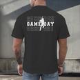 Baseball Game Day Team Sport Player Coach Batter Family Fans Men's Back Print T-Shirt