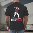 Make Baseball Great Again Donald Trump Baseball Men's Back Print T-Shirt Make Baseball Great Again Donald Trump Baseball Men's Back Print T-Shirt