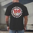 Baseball I Hit 100 Days Of School Baseball Player Kids Boys Men's Back Print T-Shirt Baseball I Hit 100 Days Of School Baseball Player Kids Boys Men's Back Print T-Shirt