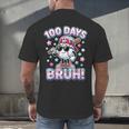 Baseball Ice Cram Drip 100 Days Of School 100th Boys Youth Men's Back Print T-Shirt
