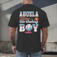 Baseball Ice Cream Drip Abuela Of The Birthday Boy Men's Back Print T-Shirt Baseball Ice Cream Drip Abuela Of The Birthday Boy Men's Back Print T-Shirt