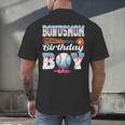 Baseball Ice Cream Drip Bonus Mom Of The Birthday Boy Men's Back Print T-Shirt Baseball Ice Cream Drip Bonus Mom Of The Birthday Boy Men's Back Print T-Shirt