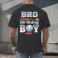 Baseball Ice Cream Drip Bro Of The Birthday Boy Men's Back Print T-Shirt Baseball Ice Cream Drip Bro Of The Birthday Boy Men's Back Print T-Shirt