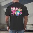 Baseball Ice Cream Drip Coquette Women Girls Mom Mama Men's Back Print T-Shirt Baseball Ice Cream Drip Coquette Women Girls Mom Mama Men's Back Print T-Shirt
