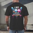 Baseball Ice Cream Drip I Hit 100 Days Of School Boys Kids Men's Back Print T-Shirt