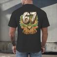 Baseball Ice Cream Drip Number 67 Playground Player 67th Men's Back Print T-Shirt Baseball Ice Cream Drip Number 67 Playground Player 67th Men's Back Print T-Shirt