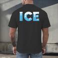 Baseball ICE Ice Cream Drip Baseball Drip Baseball Men's Back Print T-Shirt