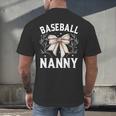 Baseball Nanny Baseball Coquette Bow Men's Back Print T-Shirt Baseball Nanny Baseball Coquette Bow Men's Back Print T-Shirt