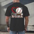 Baseball Nona Family Matching Cute Baseball Lover Men's Back Print T-Shirt