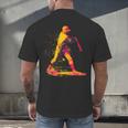 Baseball Player Men's Back Print T-Shirt Baseball Player Men's Back Print T-Shirt