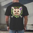 Baseball Pumpkin Halloween Baseball Drip Spooky Halloween Men's Back Print T-Shirt Baseball Pumpkin Halloween Baseball Drip Spooky Halloween Men's Back Print T-Shirt