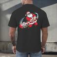 Baseball Santa 67 Christmas Xmas Pajamas Boys Men's Back Print T-Shirt Baseball Santa 67 Christmas Xmas Pajamas Boys Men's Back Print T-Shirt