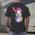 Baseball Snowman Drip Christmas Baseball Boys Men Kids Men's Back Print T-Shirt Baseball Snowman Drip Christmas Baseball Boys Men Kids Men's Back Print T-Shirt