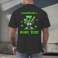 Baseball St Patrick's Day Irish Shamrock Trendy Men's Back Print T-Shirt Baseball St Patrick's Day Irish Shamrock Trendy Men's Back Print T-Shirt
