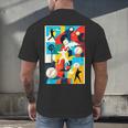 Baseball Strikeout Fastball Strikes Hitter Inning Curveball Men's Back Print T-Shirt Baseball Strikeout Fastball Strikes Hitter Inning Curveball Men's Back Print T-Shirt
