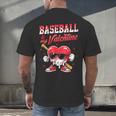 Baseball Is My Valentine Shirt Heart Drip Baseball Lovers Men's Back Print T-Shirt Baseball Is My Valentine Shirt Heart Drip Baseball Lovers Men's Back Print T-Shirt