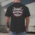 Baseball Withdrawal Is Real Men's Back Print T-Shirt