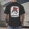 Bleached Memaw Life Soccer Messy Bun Baseball Game Day Men's Back Print T-Shirt Bleached Memaw Life Soccer Messy Bun Baseball Game Day Men's Back Print T-Shirt