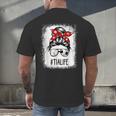 Bleached Tia Life Soccer Messy Bun Baseball Game Day Men's Back Print T-Shirt Bleached Tia Life Soccer Messy Bun Baseball Game Day Men's Back Print T-Shirt