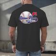 Bonus Mom Rookie Of Year 1st Birthday Baseball Theme Men's Back Print T-Shirt Bonus Mom Rookie Of Year 1st Birthday Baseball Theme Men's Back Print T-Shirt