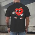 Boy Valentines Day Heart Love Baseball Boys Men Kids Men's Back Print T-Shirt Boy Valentines Day Heart Love Baseball Boys Men Kids Men's Back Print T-Shirt