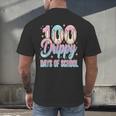 Boys Kids 100 Drippy Days Of School Baseball Drip Ice Cream Men's Back Print T-Shirt Boys Kids 100 Drippy Days Of School Baseball Drip Ice Cream Men's Back Print T-Shirt