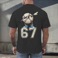 Boys Kids 67 Six Seven Sunglasses Dabbing Baseball Lover Men's Back Print T-Shirt