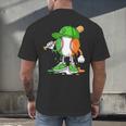 Boys St Patricks Day Kids Baseball Player Ice Cream Drip Men's Back Print T-Shirt Boys St Patricks Day Kids Baseball Player Ice Cream Drip Men's Back Print T-Shirt