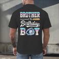 Brother Of The Birthday Boy Baseball Ice Cream Drip Matching Men's Back Print T-Shirt Brother Of The Birthday Boy Baseball Ice Cream Drip Matching Men's Back Print T-Shirt