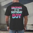 Brother Of The Birthday Boy Ice Cream Baseball Family Party Men's Back Print T-Shirt Brother Of The Birthday Boy Ice Cream Baseball Family Party Men's Back Print T-Shirt