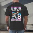 Bruh It's My 8th Birthday Baseball Ice Cream Drip 8 Year Old Men's Back Print T-Shirt Bruh It's My 8th Birthday Baseball Ice Cream Drip 8 Year Old Men's Back Print T-Shirt